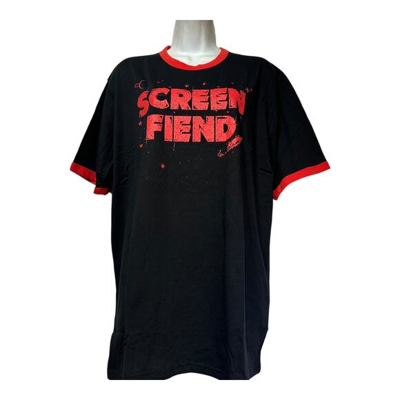 theorywear Screen Fiend halloween horror movie t-shirt Size XL - Picture 1 of 4